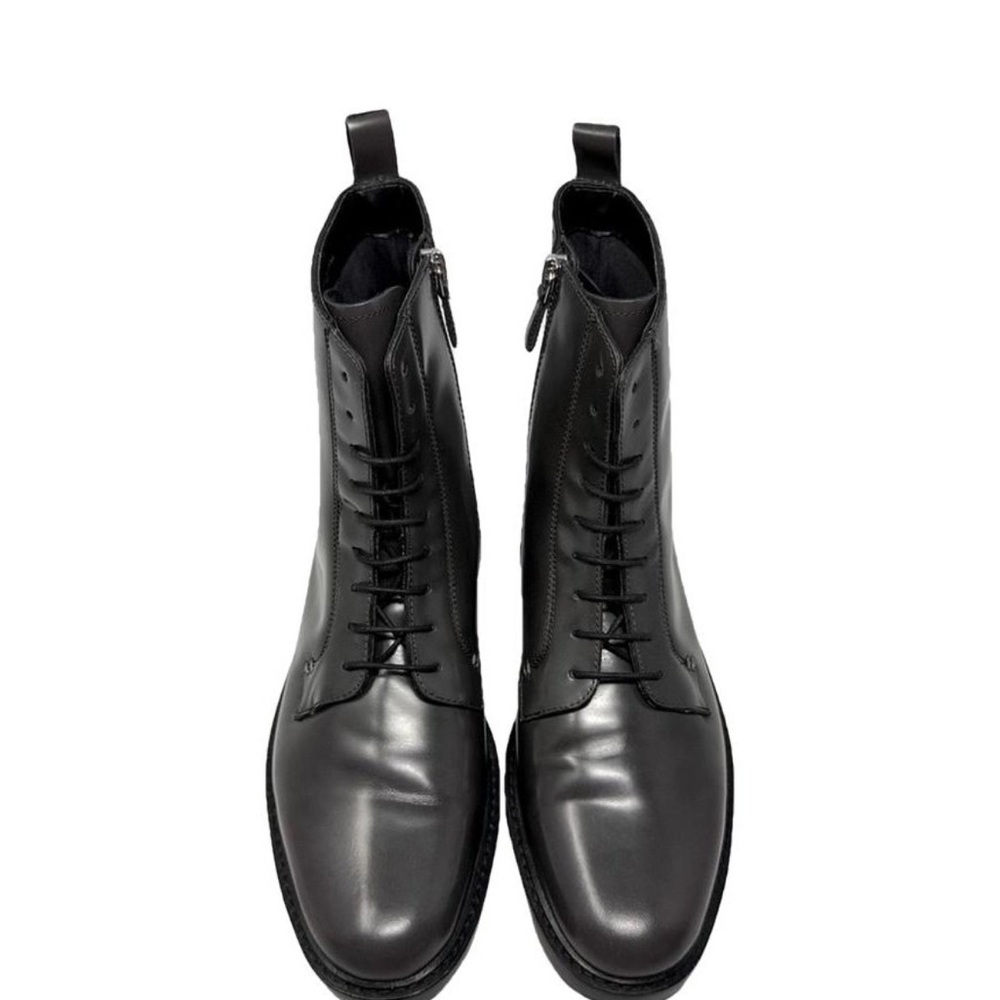 Banana Republic Black Lace Up Boots